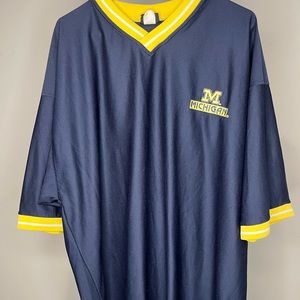 Vintage 2XL Michigan Wolverines warmup jersey